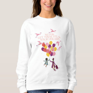 Moletom Wonka "Nunca Deixe Que Roubem Seus Sonhos"