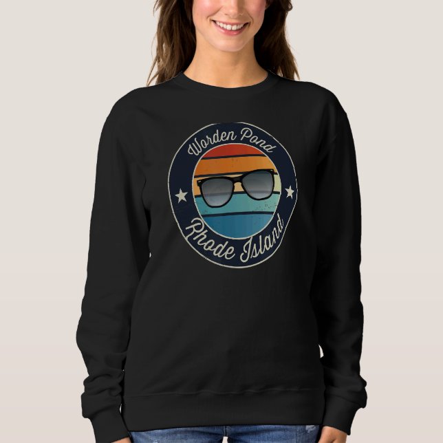 Moletom Worden Pond Rhode Island Souvenir (Frente)