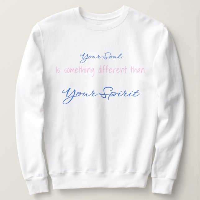 Moletom Words of Wisdom Dames basic sweater (Frente do Design)