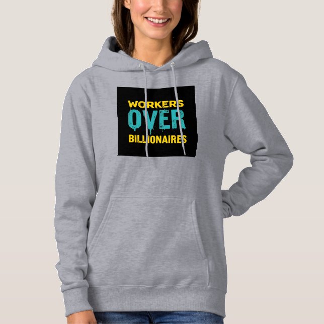 Moletom Workers Over Billionaires: Power to the People HD (Frente)