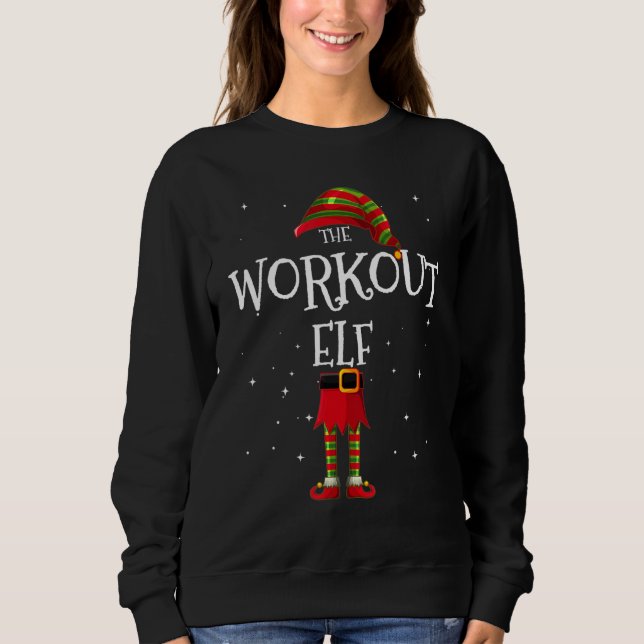 Moletom workout Elf Group Matching Family Christmas  2 (Frente)
