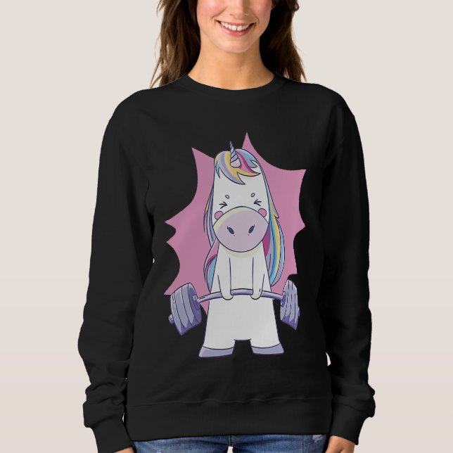 Moletom Workout Gym Unicorn (Frente)
