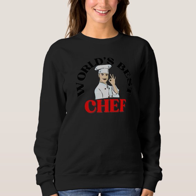 Moletom World's Best Chef Chefs Cooks (Frente)
