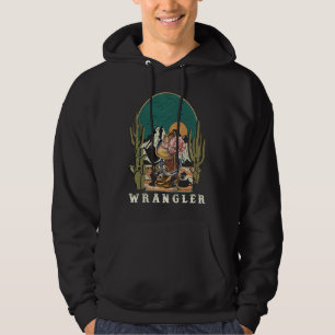 Moletom Wrangler Caveiras de Touro Flores Cacto Sarcástico