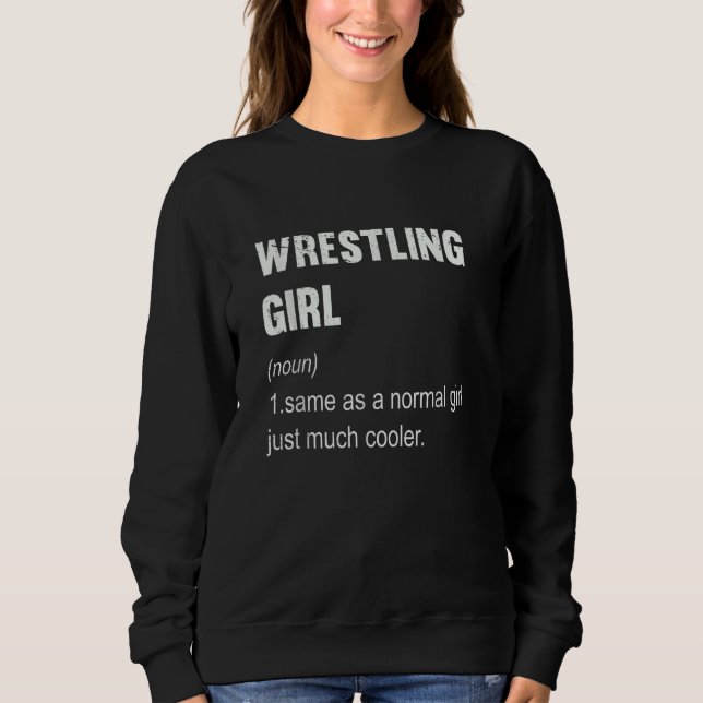 Moletom Wrestling Girl Definition Wrestling   Women (Frente)
