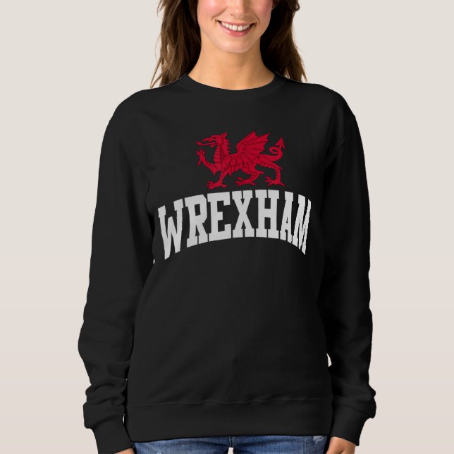 Moletom Wrexham Wales Welsh Dragon Cymru (Frente)