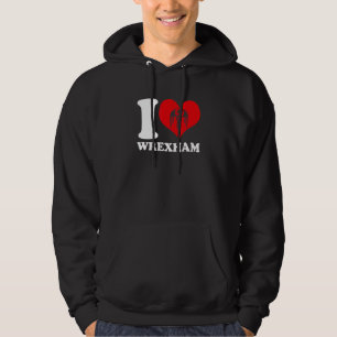 Moletom Wrexham Wales Welsh I Love Wrexham Wrexham
