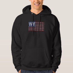 Moletom Wyoming Estado Nativo Wy Bandeira Americana Golfe