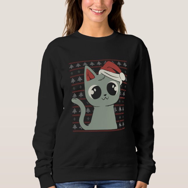 Moletom X-Mas Cat Ugly Sweater (Frente)