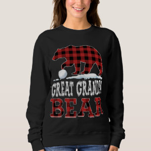 Moletom Xadrez de Buffalo Excelente Vermelho de Natal Avô