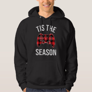 Moletom Xadrez de videogame Red Black Christmas Gamer
