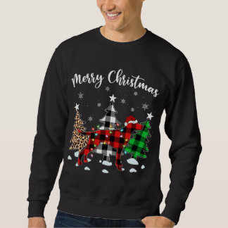 Moletom Xadrez do Leopardo Buffalo Inglês Ponteiro Cristma