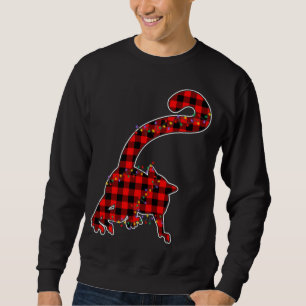 Moletom Xadrez Vermelha Buffalo Lemur Xmas Light Matching 