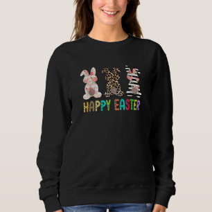 Moletom Xadrez Vermelha de Bunny Leopardo Felz pascoa