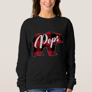 Moletom Xadrez Vermelha Engraçado, Roupa do Urso Buffalo,