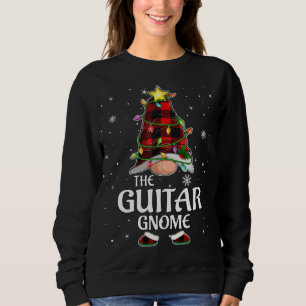 Moletom Xadrez Vermelha Guitarra Gnome Matando Natal Pajam