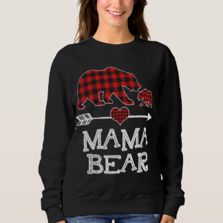 Moletom Xadrez Vermelha Mama Urso Um Cubo Correspondendo B