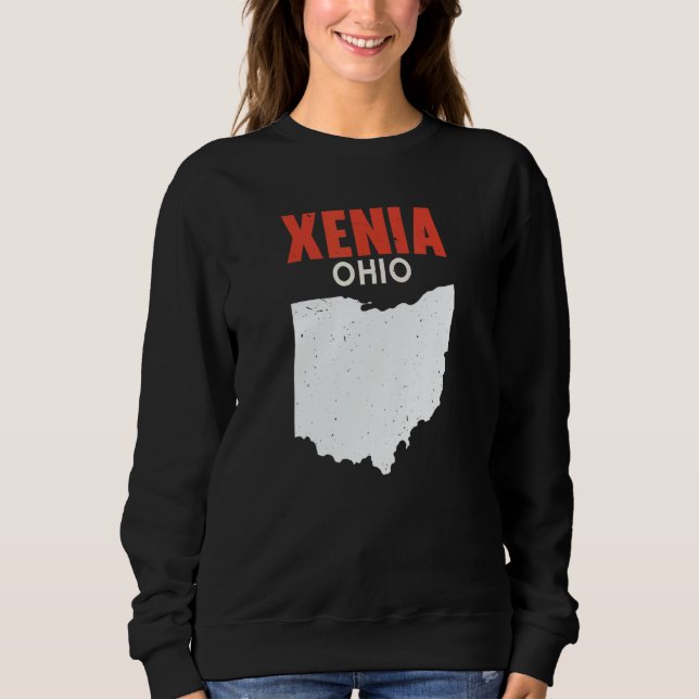 Moletom XENIA Ohio USA State America Travel Ohioan (Frente)