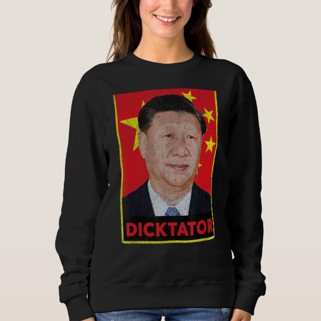 Moletom Xi Jinping Dicktator Chinês Propaganda Comunista (Frente)