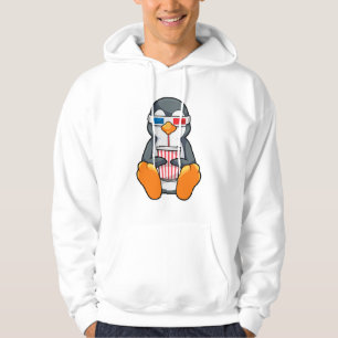 Moletom Xícara de Bebendo dos Óculos de cinema pinguins