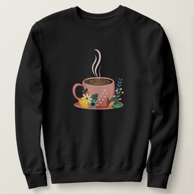 Moletom Xícara de Café Aconchegante (Frente do Design)