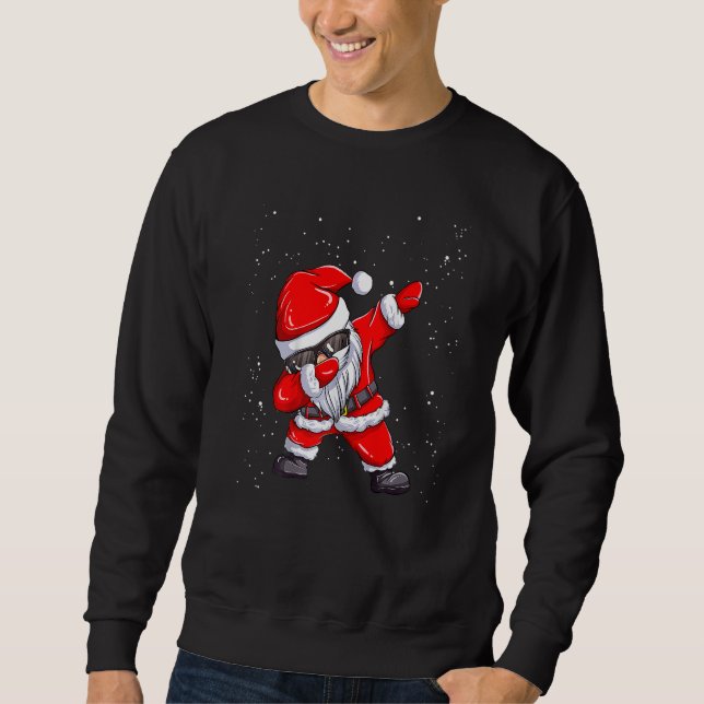 Moletom Xmas Dab Dance Dabbing Santa Claus Christmas Boys  (Frente)