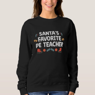 Moletom Xmas de Educação Física de Professores de PE Favor