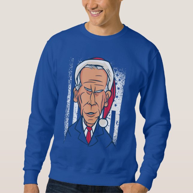 Moletom xmas joe biden santa claus (Frente)