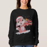 Moletom Xmas Lighting Tree Santa Hat Rabbit Bunny Christma<br><div class="desc">Xmas Lighting Tree Santa Hat Rabbit Bunny Natal</div>