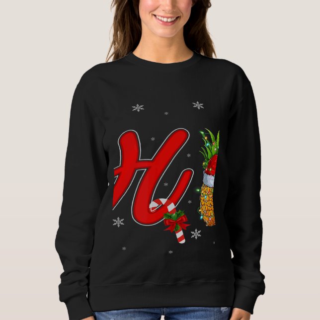 Moletom Xmas Lights Pineapple Ho3 Ho Ho Ho Pineapple Chris (Frente)