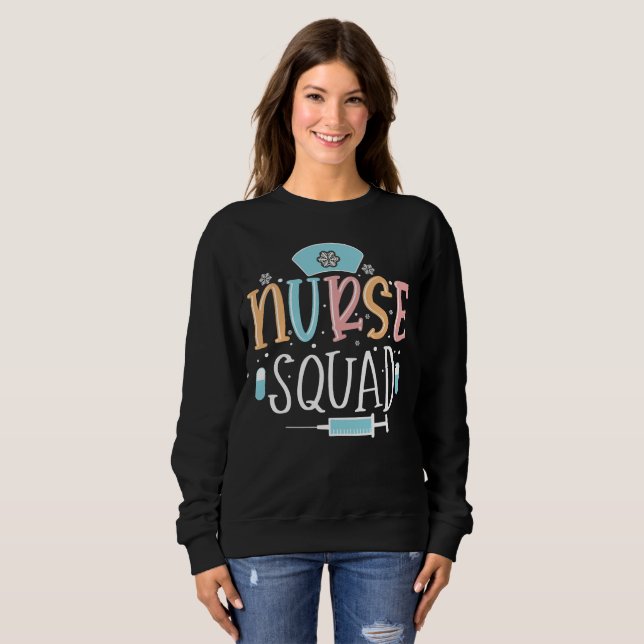 Moletom Xmas Nurse Squad (Frente Completa)