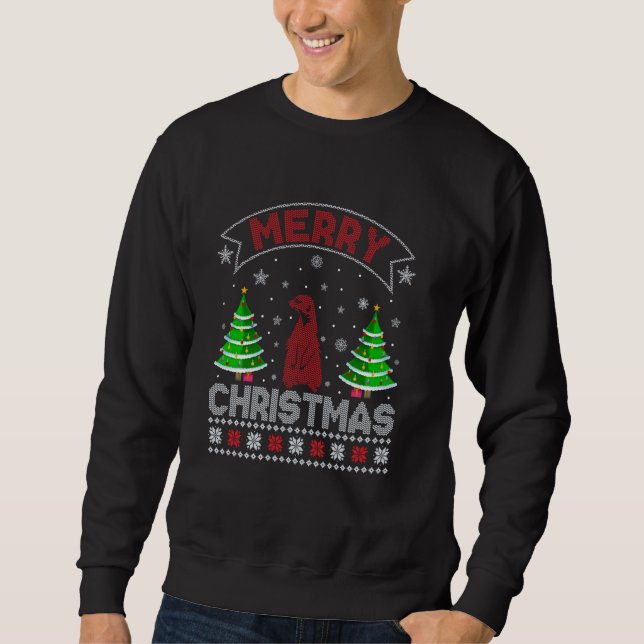 Moletom Xmas Tree Lighting Men Mulheres Meerkat Ugly Chris (Frente)