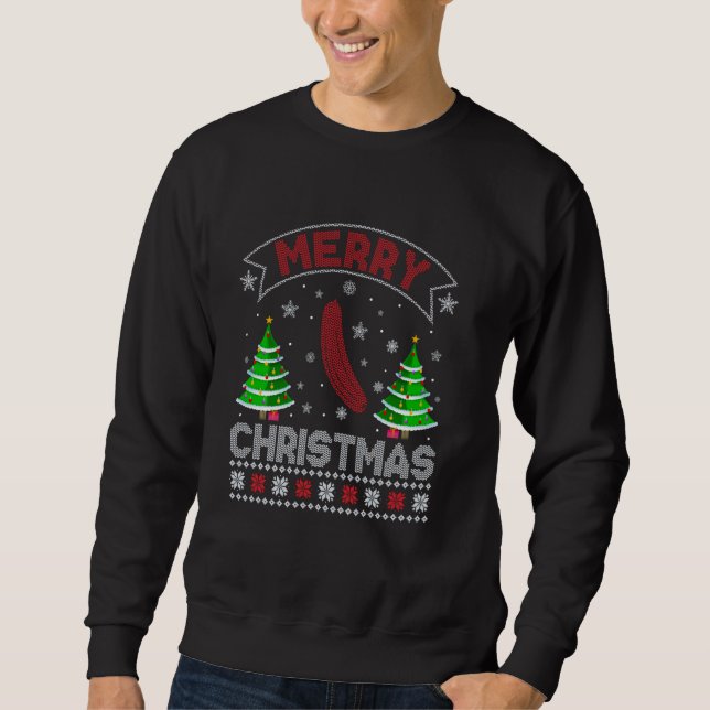 Moletom Xmas Tree Lighting Men Mulheres Pepino Feio Natal (Frente)