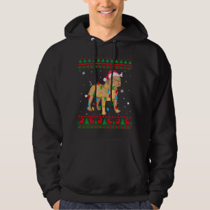 Moletom Xmas Ugly Sweater Luzes De Natal Pitbull Cog Lov