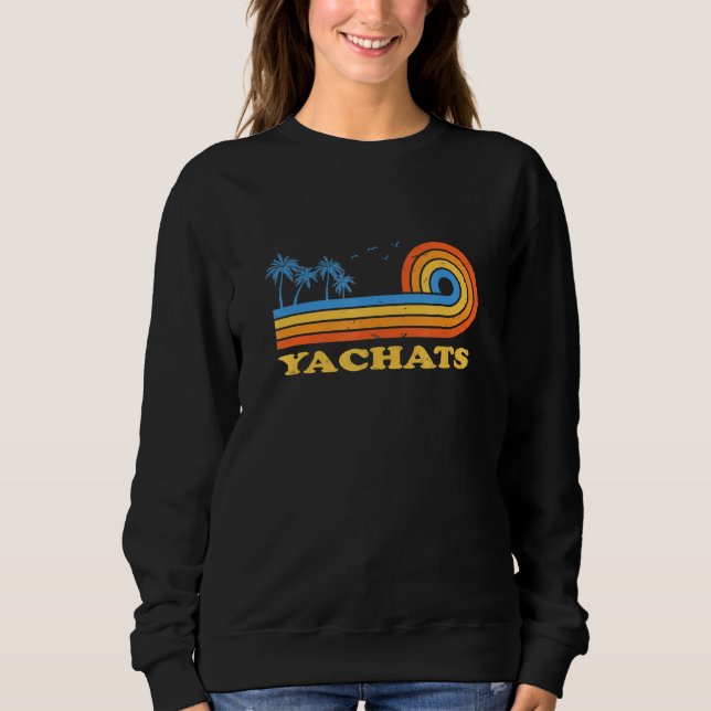 Moletom Yachats Oregon Summer Ou Tropical Yachatian Floral (Frente)