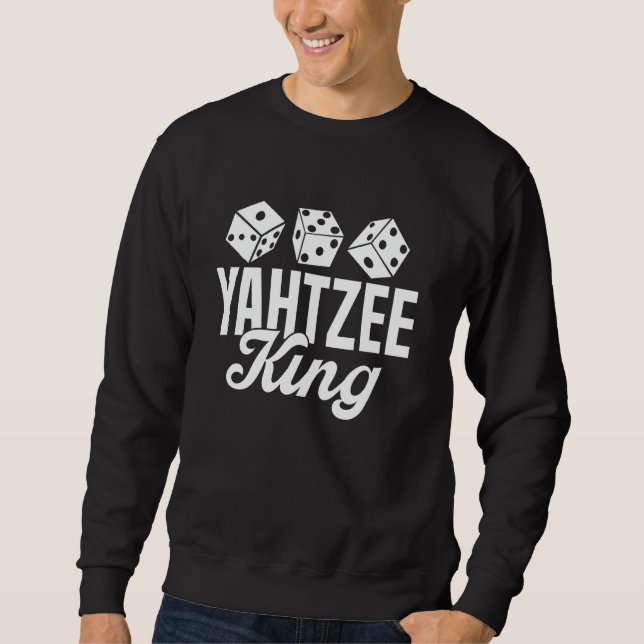Moletom Yahtzee King Dice Game (Frente)
