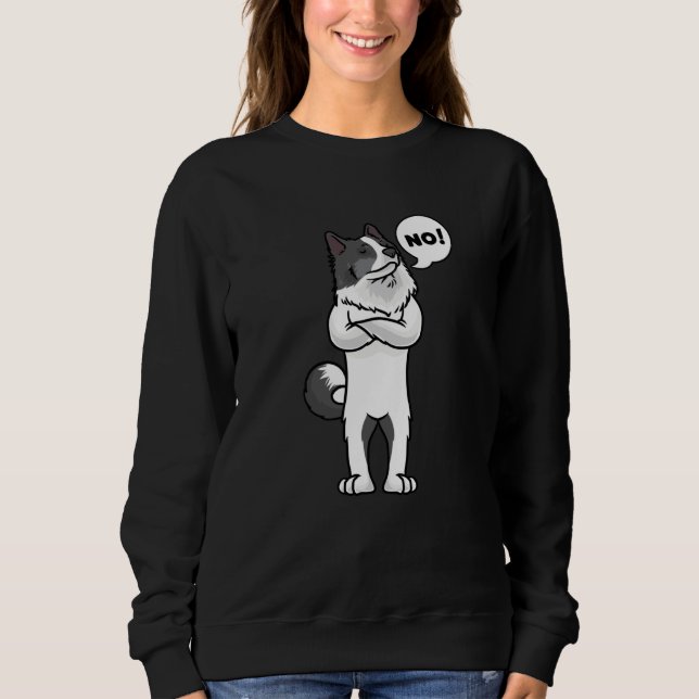 Moletom Yakutian Laika Stubborn Dog (Frente)