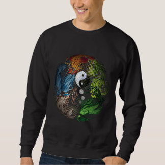 Moletom Yang Com Koi Fish Tai Chi