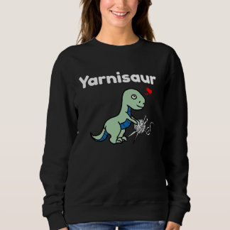 Moletom Yarnisaur Knitters Crochet And Crafters T
