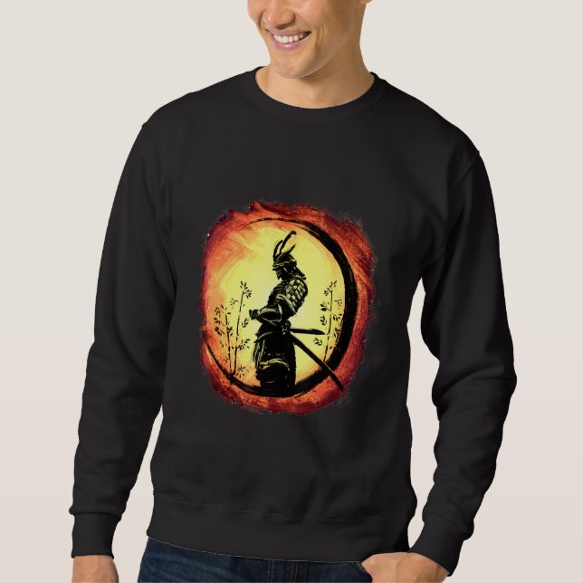 Moletom Yasuke Black Japonês Samurai Bushido Warrior Japa (Frente)