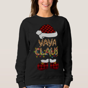 Moletom Yaya Claus Papai Noel Matando Família de Natal Paj
