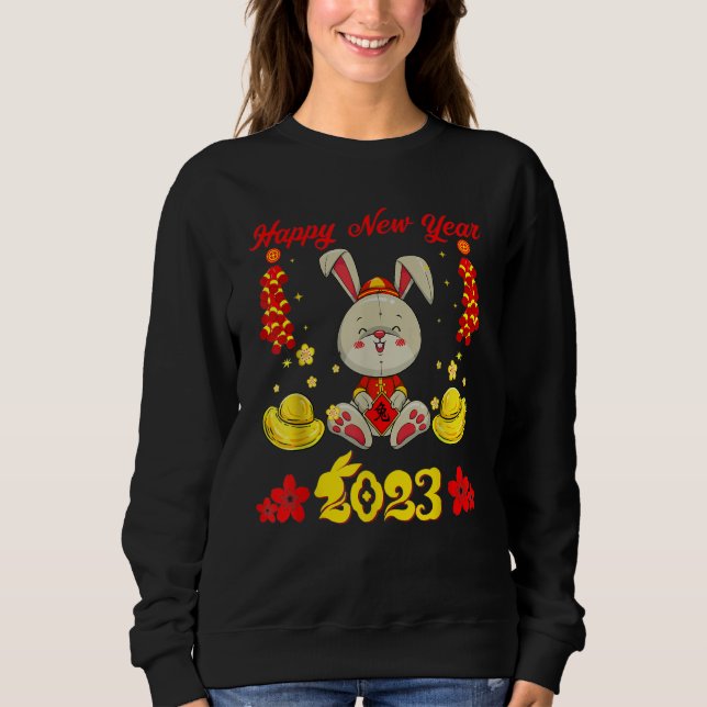 Moletom Years Of The Rabbit Chinese New Years Kids Toddler (Frente)