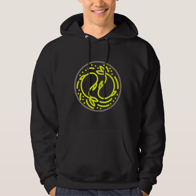Moletom Yellow Fish Yin Yang (Frente)