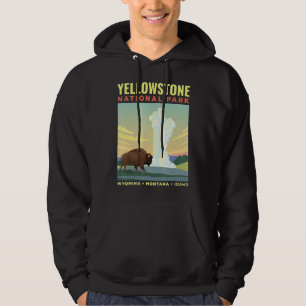 Moletom Yellowstone USA National Park Bison Vintage