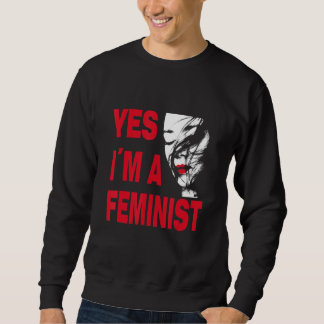 Moletom Yes, I am feminist, for engaged men and women_3