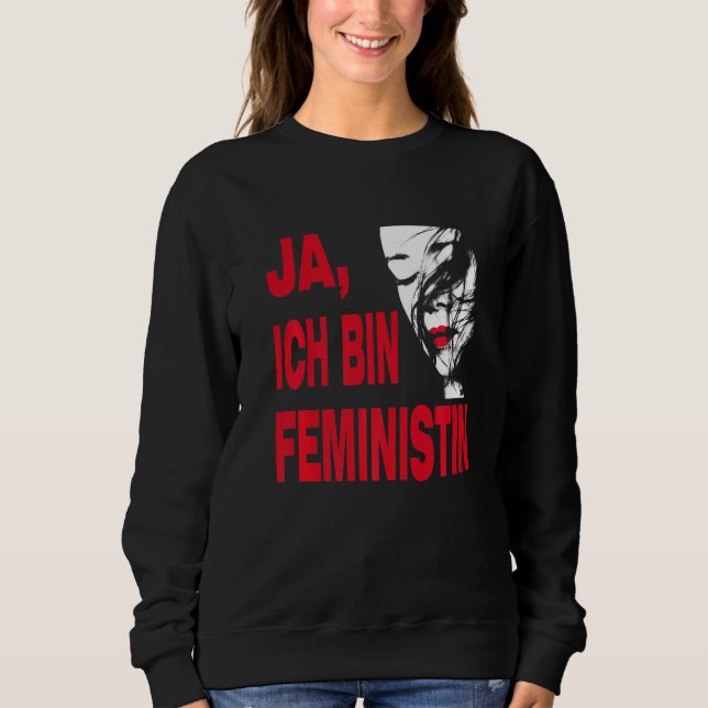 Moletom Yes, I am feminist, for engaged men and women Prem (Frente)