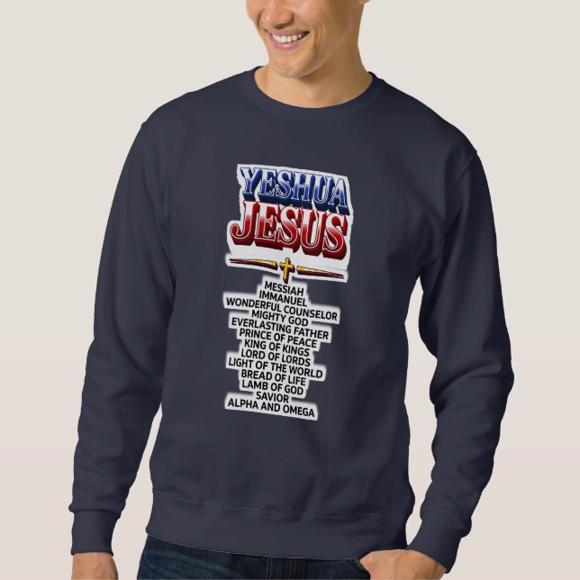 MOLETOM YESHUA - CRISTO (Frente)
