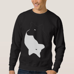 Moletom Yin Yang Cão de Gado Australiano Heeler Símbolo Ze