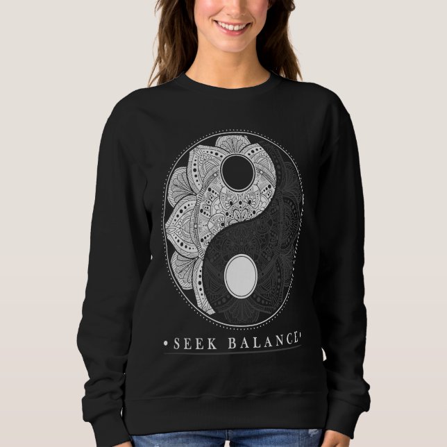 Moletom Yin Yang Mandala Native American Shamanic (Frente)