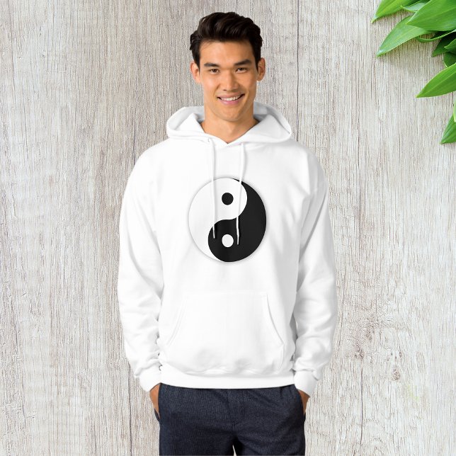 Moletom Yin Yang Mens Hoodie (Criador carregado)
